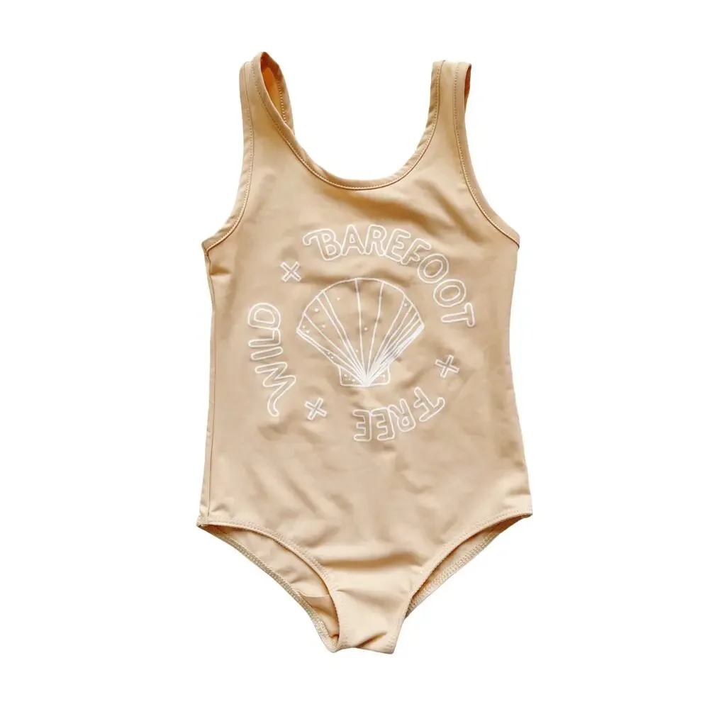 Ever Iyla Barefoot + Wild + Free Swimsuit Size 6/7y